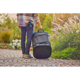 Gardena Rectangular Pop-Up Garden Waste Bag, Size M (Black Turquoise, up to 130 Liters)