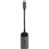 Verbatim USB 3.2 gen 1 adapter, USB-C > RJ-45 (silver black, 10cm, gigabit LAN 10 100 1000 mbit s)