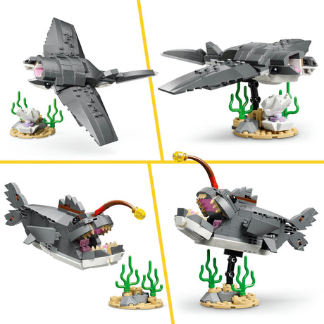 Играчка Lego свирепа акула със сандък със съкровища (31381)