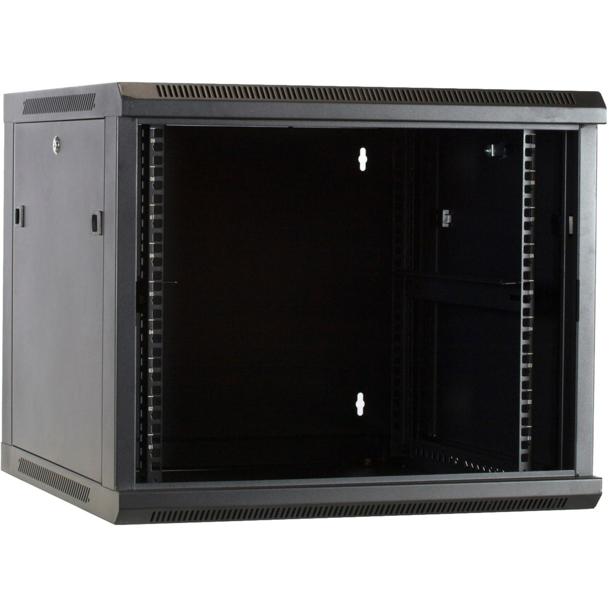 Dsi 9u Wandkabinett mat Glas Dier - ds6609 Server Rack (schwaarz, 600 x 600 x 500 mm)