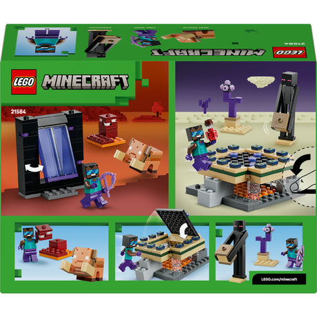 Lego Minecraft 21584 Podróż do Netheru i portalu końcowego