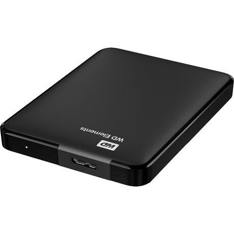 Wd elements portable 1 tb externe harde schijf (zwart, buzg0010bbk-wesn, micro-usb-b 3.2 (5 gbit s))