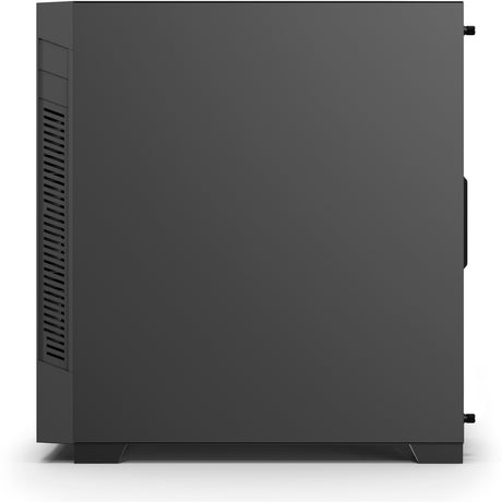 Sharkoon s25-v2 midi tower behuizing (zwart | 2x usb-a | 1x usb-c)