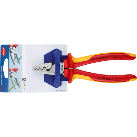 Knipex 97-serien - krimptång - 180mm - vde isolering - ergonomisk
