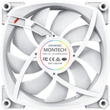 Montech RX140 PWM RGB case fan (white, 140 x 25 x 140 mm, 3-pin ARGB)