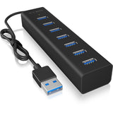 Icy Box IB-HUB1700-U3 USB Hub (Black)