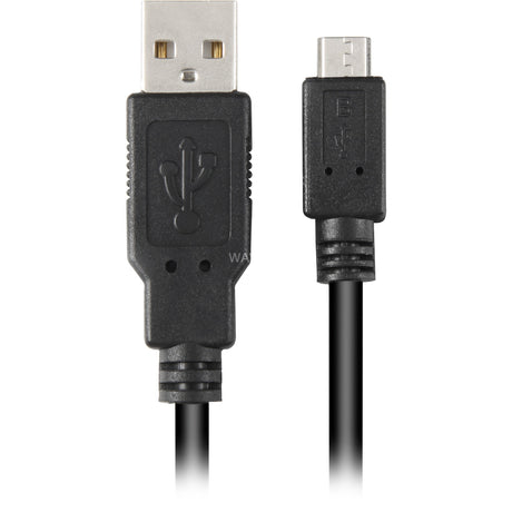 Sharkoon USB-A 2.0 > Mikro USB-B Kabel (schwaarz, 3 Meter)
