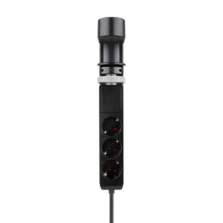 Neomounts ds22-840bl6 bureaucontactdoos met klem en usb-c en usb-a poorten - quick-charge stekkerdoos (zwart)