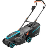 Gardena powermax 37 36v p4a ready-to-use - battery lawn mower - 37 cm - incl. 2 batteries