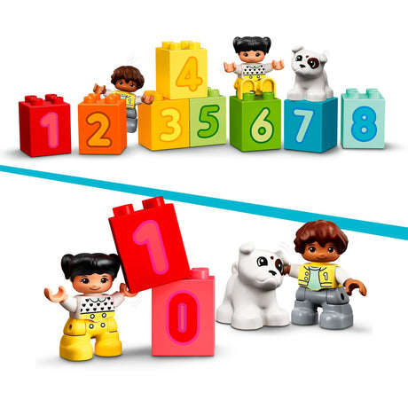 Lego duplo - number train - learning to count construction toy (10954)