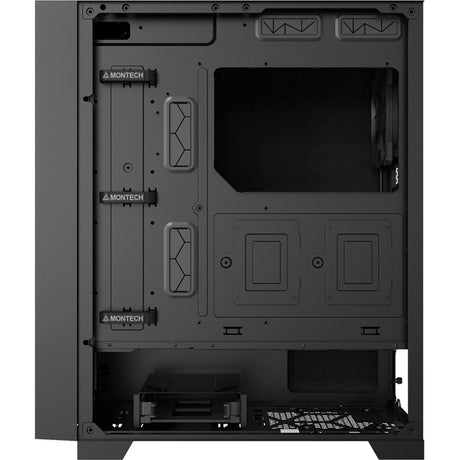 Tichý kryt midi tower Montech air 1000 (černý | 3x USB-A)