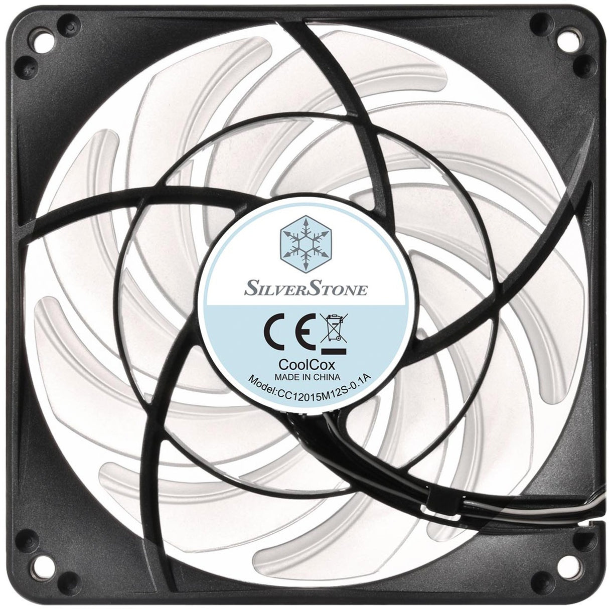 Silverstone sst-fw124-argb 120x120x15 Case Fan (schwaarz, 120 x 120 x 15 mm, pwm)