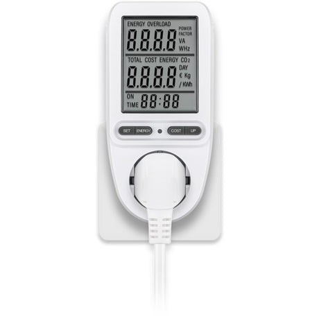 Goobay digital energikostnadsmätare pro mätenhet (vit)