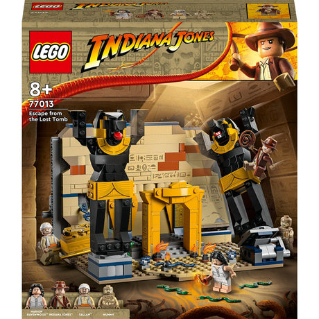 Lego Indiana Jones – pabėgimas iš paslėpto kapo konstravimo žaislas (77013)