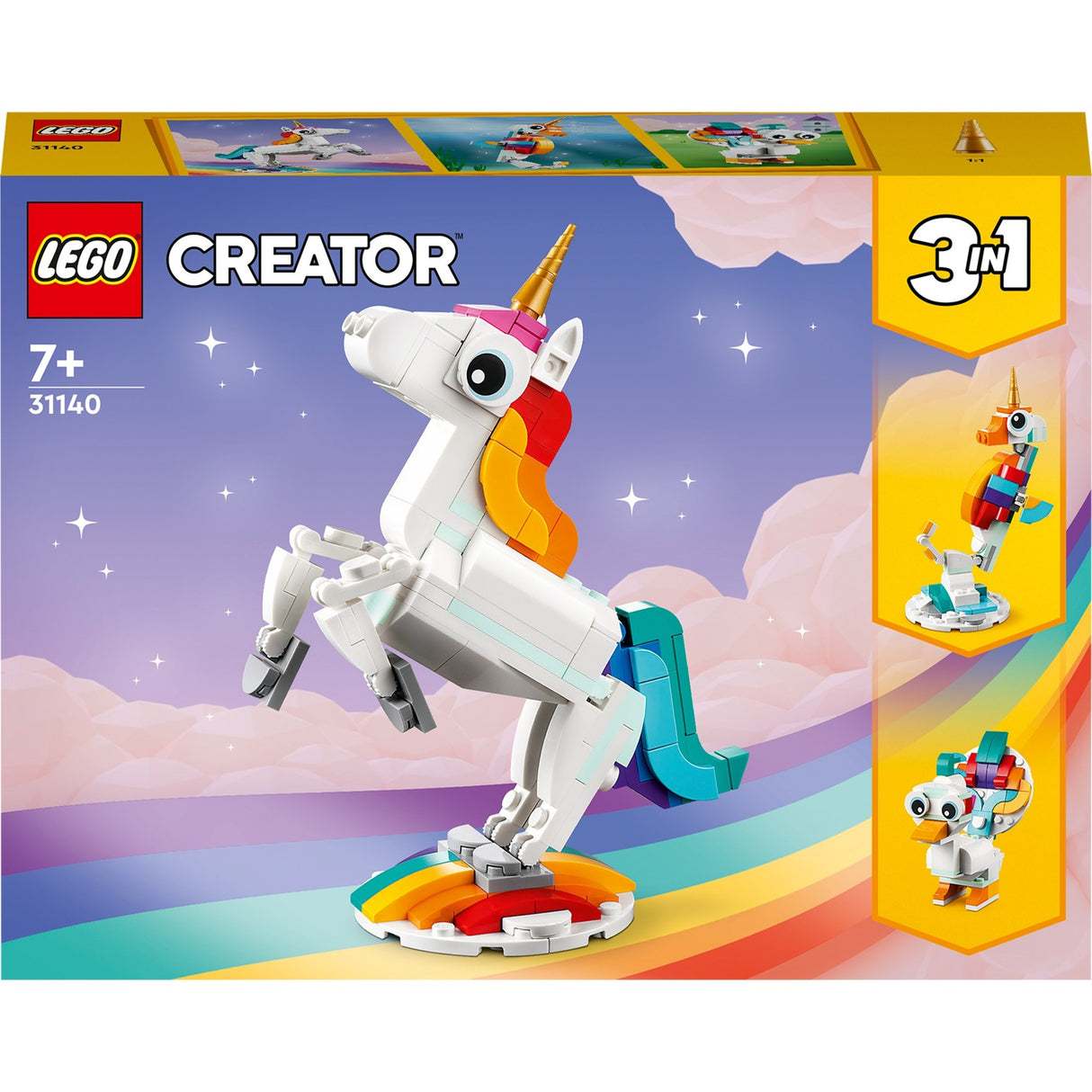 Lego creator 31140 3in1 magical unicorn