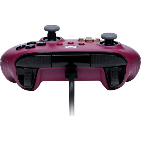 Powera Advantage Plus Wired Controller fir Xbox Series X|s - Ruby (Dark Red, Xbox Series X|s, Xbox One, PC)