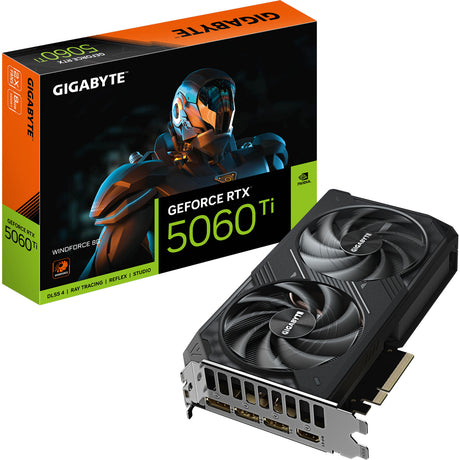 Karta graficzna Gigabyte GeForce RTX 5060 Ti WindForce 8G (3x Display Port, 1x HDMI)