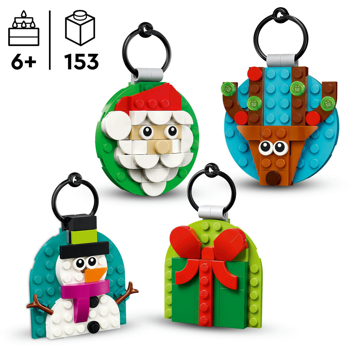 Lego seasons 40744 roztomilé vánoční ozdoby