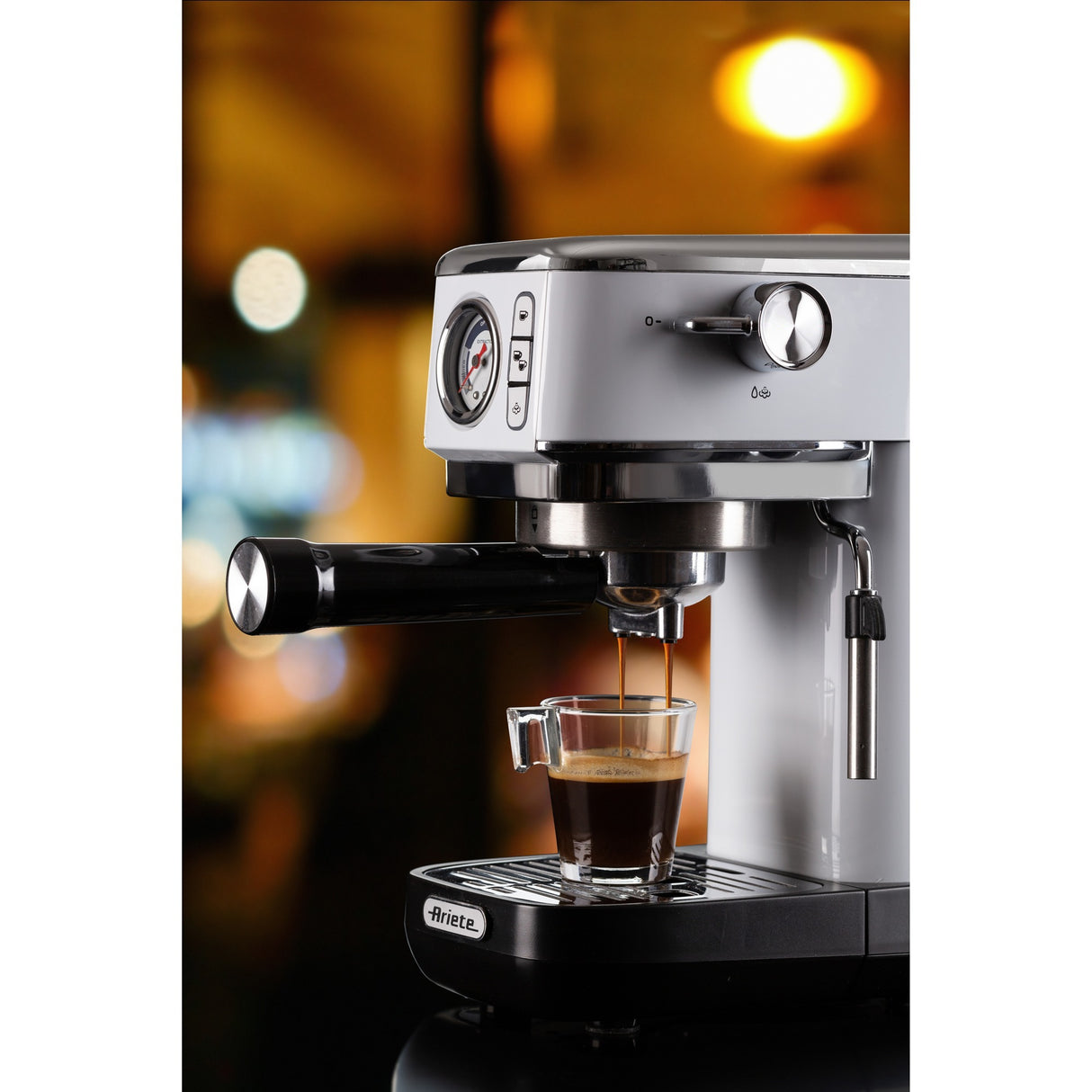 Ariete Moderna Espresso Slim 1381 14 Espresso Machine (White)