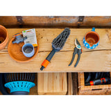 Gardena Cleansystem Cleaning Set with Hand Brush S Soft, Soap Sticks, Washing Brush (grey, 18860-20)