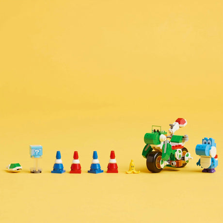 Lego super mario - mario kart - brinquedo de construção yoshi-crosser (72031)