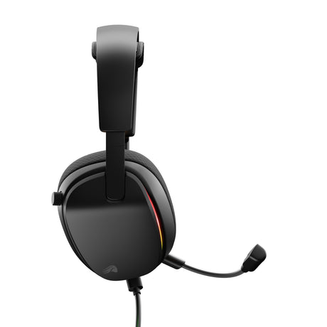 Glorious GHS Eternal RGB - Stereo RGB Gaming Headset Over-Ear Gaming Headset (Black, PC, PS5, PS4, Switch, USB-C)