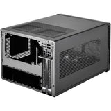 Silverstone sst-sg13b-c mini tower behuizing (zwart | 1x usb-a | 1x usb-c)