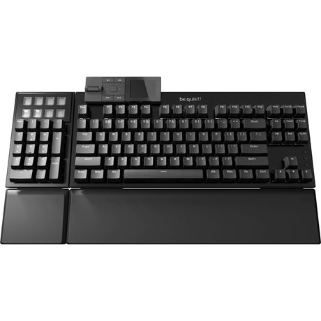 Bądź cicho! Mechaniczna klawiatura do gier z ciemnym mocowaniem, cicha, dotykowa rgb (czarna, układ amerykański (qwerty), cicha dotykowa, 100%, argb, podwójne klawisze pbt, stacja dokująca do multimediów)