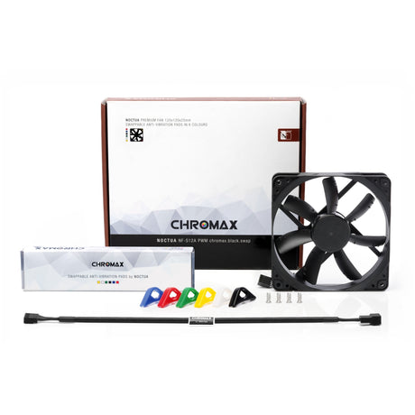 Noctua nf-s12a pwm chromax.black.swap Case Fan (schwaarz, 120 x 120 x 25 mm)