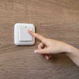 Shelly Blu Wall Switch 4 + Legrand Adapter Switch (white, Bluetooth 4.2)