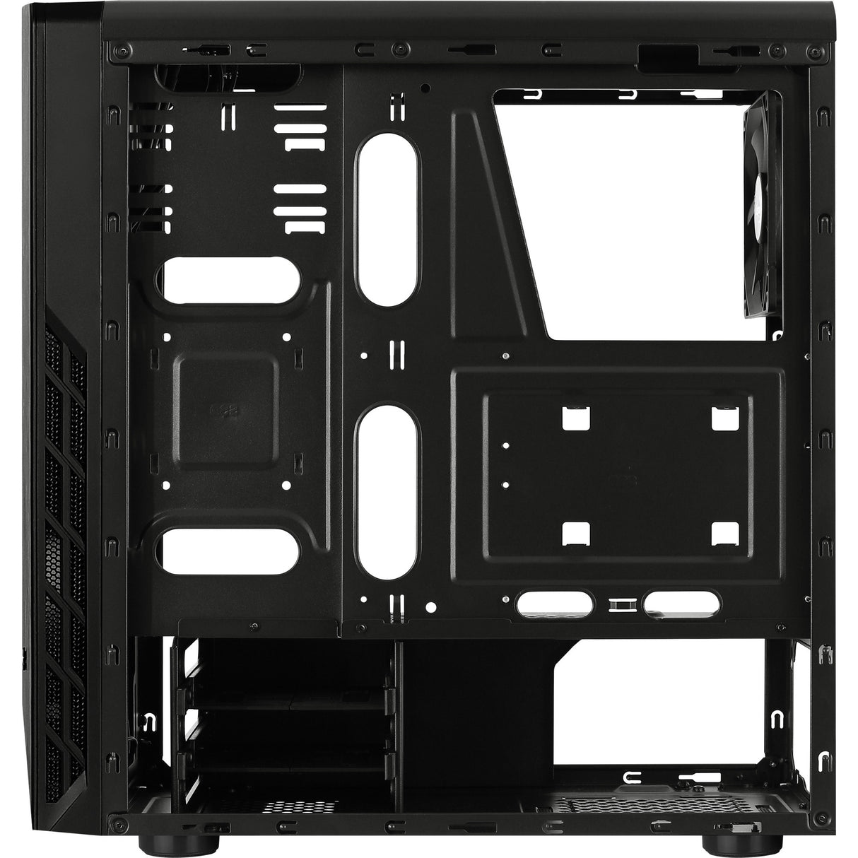 Aerocool Rift Midi Tower Case (Black | 3x USB-A | RGB | Window)