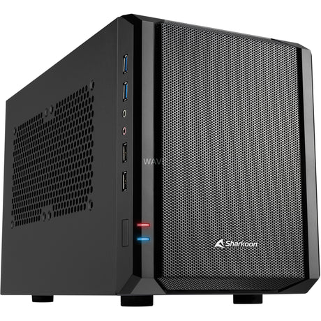 Sharkoon qb one mini tårnhus (svart | 4x usb-a)