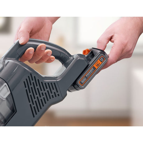 Black+Decker BHFEA18D1-QW 18V 2.0Ah 2-in-1 Stick Vacuum with Removable Battery (18V 2.0Ah Battery and Charger Included)