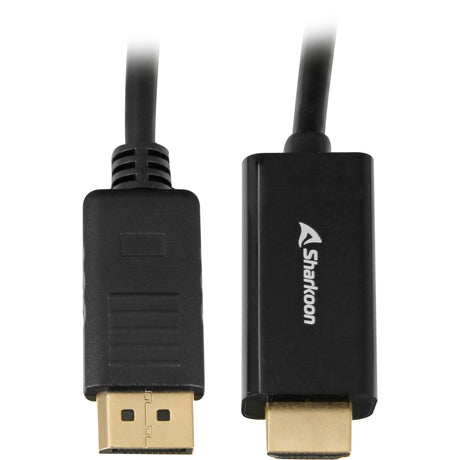 Sharkoon displayport 1.2 > adapter hdmi (črn, 1 meter, 4k)