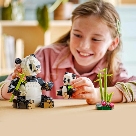 Lego Creator 3w1 dzikie zwierzęta: rodzina pand - 31165