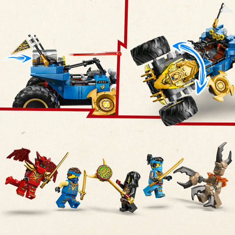 Lego ninjago - szajkó átalakító autóépítő játéka (71856)