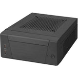 Silverstone sst-ml10b htpc behuizing (zwart | 2x usb-a)