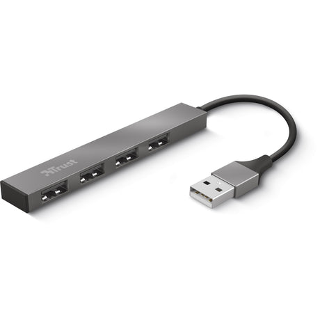 Trust Halyx Aluminium 4-Port Mini USB Hub USB Hub (aluminium)