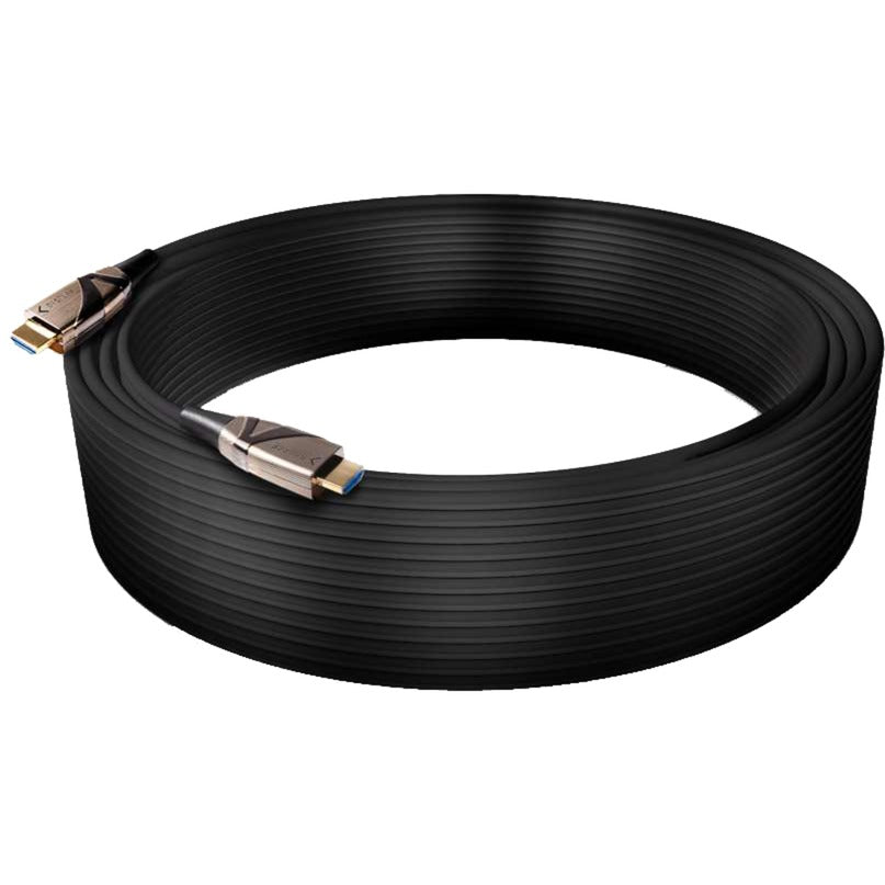 Club 3D HDMI 2.0 UHD Active Optical HDR Cable (Black, 30 Meter, 4K 60Hz)