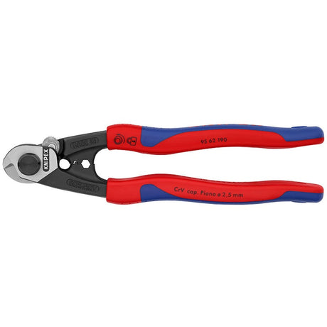 Knipex Stahl Drot Schéier mat Montéierung Haken 95 62 190