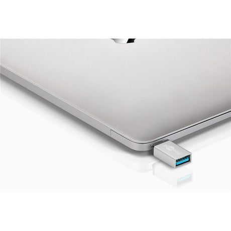 Goobay USB-C USB A OTG superhitrostni adapter (srebrn)