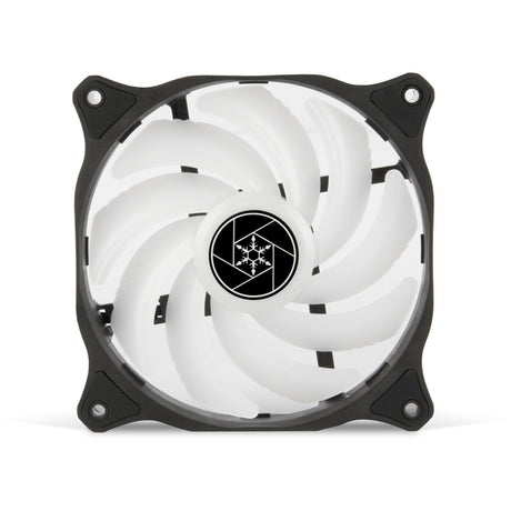 Ventilátor Silverstone air blazer 120r rgb (černý, 120 x 25 x 120 mm, pwm)