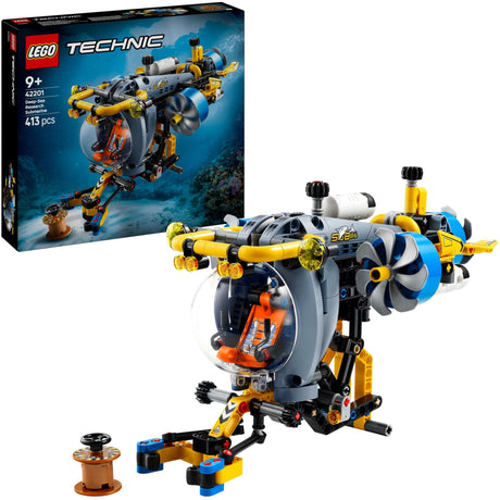 Sous-marin Lego Technic pour l'exploration des profondeurs marines - 42201