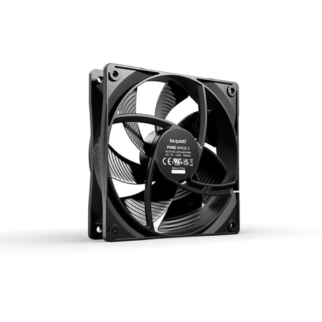 be quiet! Pure Wings 3 case fans (black, 3-pack, 120 x 120 x 25 mm, PWM)