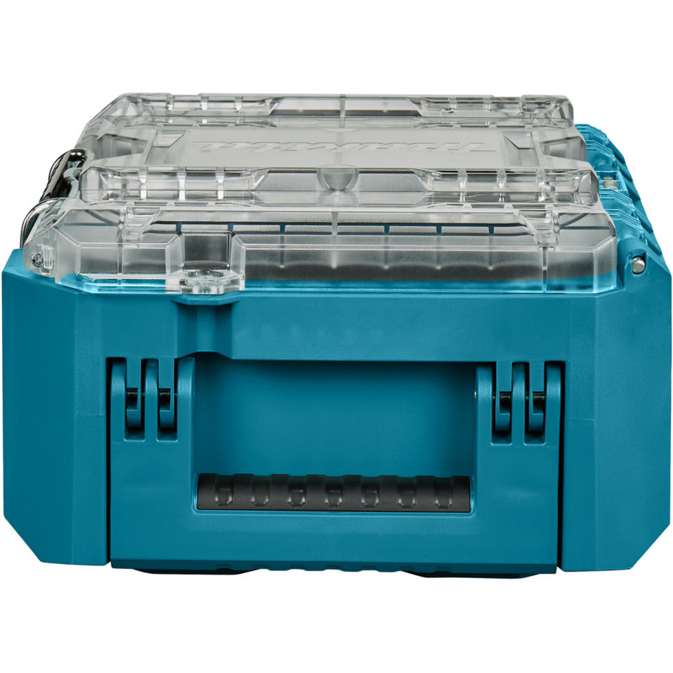 Makita maktrak organizer compact p-91067 gereedschapsbox (blauw zwart)