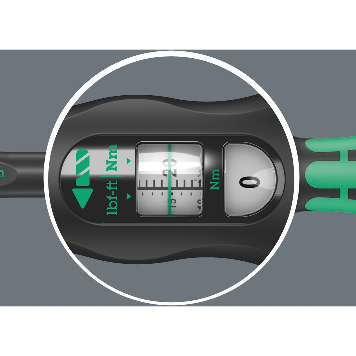 Wera Click-Torque C 3 Push R/L Adjustable Torque Wrench (Black Green, 40-200 Nm)