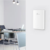 Tp-link omada eap615-wall ax1800 wall plate wifi 6 access point (white, poe)