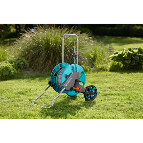 Gardena Hose Cart AquaRoll M Set (Turquoise Grey, 18513-20)