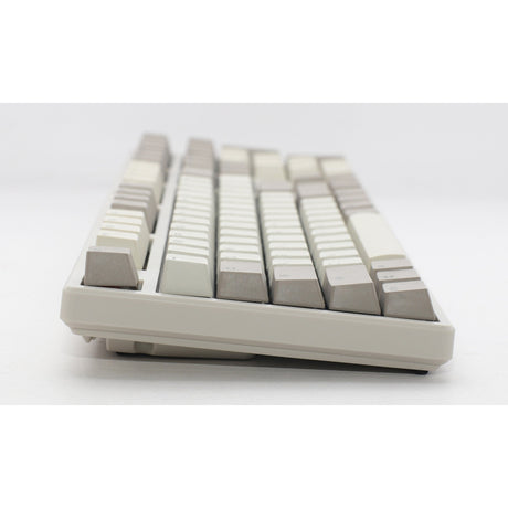 Ducky Origin vintage mechanesch Tastatur (grau, US Layout (qwerty), Cherry MX Brown, 100%, Hot Swap, pbt Double-shot Keycaps)