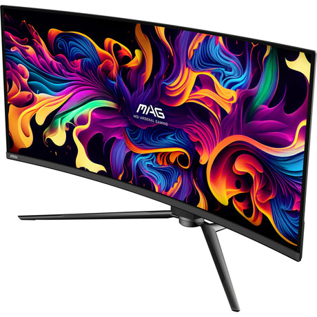 Msi mag 341cqp qd-oled 34 curved ultrawide gaming monitor (black, 2x hdmi, displayport, 2x usb-a, usb-b, usb-c, 175 hz)